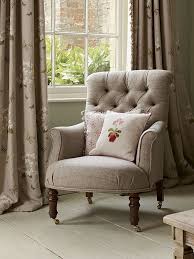 Button Back Armchair Traditional Armchairs Comfy Living Room Furniture Upholstery Fabric For Chairs