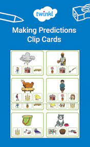 Making Predictions Clip Cards Making Predictions Clip Cards Literacy Skills