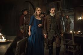 Black Sails Eleanor Guthrie And Woodes Rogers Black Sails Black Sails Starz Luke Roberts