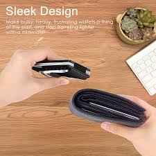 And perhaps a candy cane or small ornament, too. Buy Rfid Minimalist Wallet For Men Carbon Fiber Credit Card Holder Money Clip Wallets For Men Thin Aluminum Mini Front Pockets Metal Wallet For Fathers Husband Classmate Boyfriend Gifts Online In