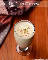 Dry Fruits Nuts Milkshake Recipe Raks Kitchen Recipe Milkshake Recipes Milkshake Fruit Milkshake Recipe