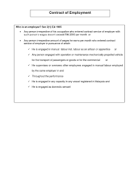 A copy of your employer's company profile from companies commission of malaysia. Employment Contracct Layoff Employment