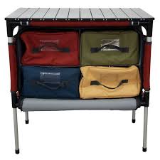 Sherpa Camp Table Organizer In 2020 Camping Table Camping Bed Camping Lanterns