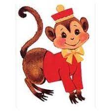 Monkey Adorable Circus Monkey Funny Posters Poster Prints