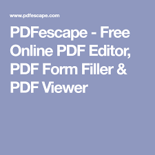 Pdfescape Free Online Pdf Editor Pdf Form Filler Pdf Viewer Web Development Design Photo Apps Free Online