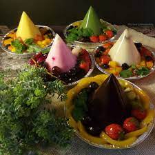 Puding Tumpeng Mini By D Licious Ide Makanan Masakan Simpel Makanan Manis