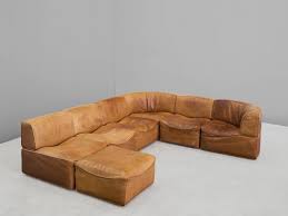 Modular De Sede Sofa In Original Patinated Leather With Seven Elements Sofa Decor Diy Sofa Furniture