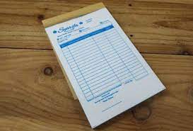 Nota ukuran 1/4 folio vertikal = 16.5 x 10.8 cm. Contoh Nota Usaha Fotocopy Percetakan Bisa Di Edit File Cdr Ruangan Baca