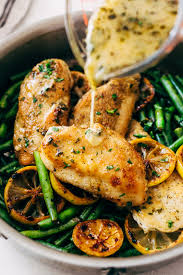 Cut chicken thighs into small bite sized pieces. Skillet Garlic Lemon Butter Chicken Recipe Little Spice Jar