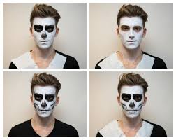 Dessin à colorier squelettes et têtes de mort barbe noire. 1001 Idees Pour Votre Maquillage De Halloween Squelette