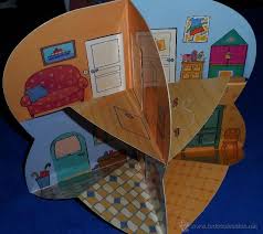 La Maison Des Souris Marie Jose Sacre Paper Doll House Pop Up Book Cute Diy Projects