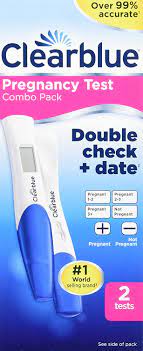 Clearblue Pregnancy Test Double Check And Date Combo Pack Weeks Indicator Rapid Detection Value Pack 2ct Packaging May Vary Amazon Ca Health Personal Care