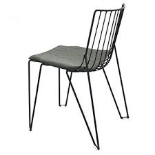 The metal construction makes the chair very durable. Wire Chair Steel Wire Side Chair Metal Cafe Chair Modern Classic Black White Dining Chair Global Sources