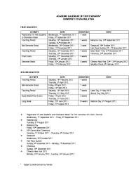 Diwali * (hari deepavali) 17: Academic Calendar 2011 2012 Session Academic Term