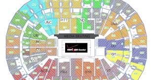 Acc Basketball Rx 2016 Seating Chart Acc Tournament