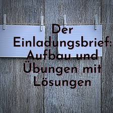 Google has many special features to help you find exactly what you're looking for. Der Einladungsbrief Aufbau Und Ubungen Mit Losungen