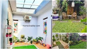 Tanaman hias gantung sangat cocok untuk anda terapkan. 6 Desain Patio Taman Belakang Rumah Impian Super Cantik Homeshabby Com Design Home Plans Home Decorating And Interior Design