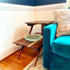 Details like changing the finish or painting it in a splashy color will help you create a unique look you'll love. Mid Century Modern Walnut End Table Lazy Guy Diy