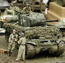 M4 Sherman Diorama Diorama Model Tanks Military Diorama