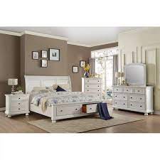 Tynemouth King Low Profile Storage Platform Bed In 2021 Platform Bedroom Sets Bedroom Set Sleigh Bedroom Set