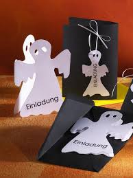 Halloween Party Einladungskarte Mit Gespenst Wunderweib Einladung Basteln Halloween Geburtstagsparty Einladung Halloween Einladung