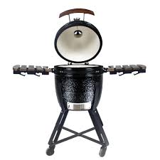 The firebox and hood are feature a thick base that has incredible heat insulating capabilities. Kamado Luna 18 Ceramic Bbq Grill Black Kamado Luna Ireland