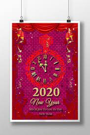 Desain Poster Tahun Baru 2020 Templat Psd Unduhan Gratis Pikbest Desain Poster Ruang Kelas