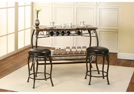 The wenham's height can be adjusted from 30 to 41 as per preference and seating choice. Meny Brown Faux Marble Bar Table With 2 Stools Set The Furniture Loft