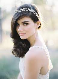 See more ideas about wedding veils, wedding dresses, bridal. Bridal Halo Swarovski Crystal Halo Gilded Halo Gold Halo Rose Gold Halo Si Wedding Hairstyles For Medium Hair Wedding Hair And Makeup Romantic Bridal Hair