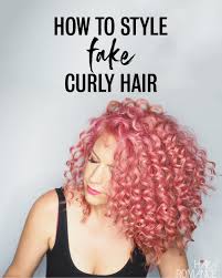 See how you can have fun with wavy hair below and learn how to style yours or even just create it! Fake Curls How To Get Hair That Looks Naturally Curly Hair Romance