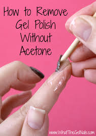 how to remove gel polish without acetone