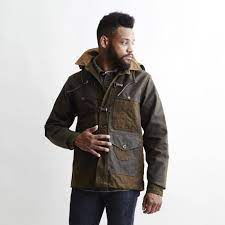 Nigel Cabourn For Filson Work Cape Jacket Olive Cape Jacket Jackets Outerwear Jackets