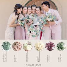 Blush Cream Burgundy Diy Wedding Flowers In 2020 Bulk Wedding Flowers Bridesmaid Diy Diy Bridesmaid Bouquet