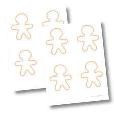 Gingerbread template determine ginger bread printable particular person lower stencil large outs madinbelgrade bow sanjonmotel zine clip accomplish sooner or later clipartmag print. 6 Free Printable Gingerbread Man Templates Small Large