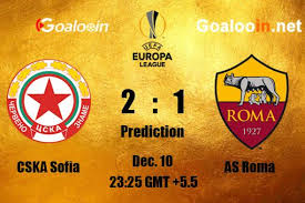 View premier league scores, results & season archives, along with other competitions involving premier league clubs, on the official uefa europa league. Uefa Europa League Cska Sofia Vs As Roma Livescore Soccer Europa League Soccer League