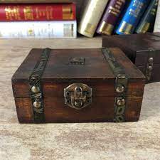 Everyday free shipping* · 5% rewards with club o Vintage Wooden Treasure Chest Storage Box Lock Organizer Case Foldable Mini Small Wood Home Decor Container Trinket Jewelry Bin Storage Boxes Bins Aliexpress