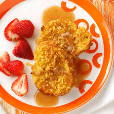 Baked French Toast With Home Style Syrup Recipe Taste Of Home