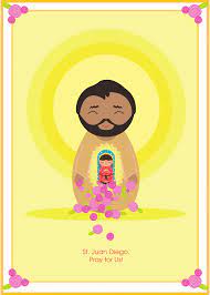 Saint Juan Diego Print Catholic Saints St Clare S Clare Of Assisi