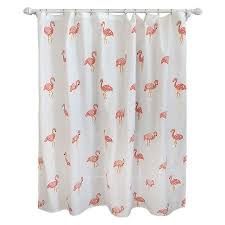 Flamingo Shower Curtain Ivory Pillowfort Flamingo Shower Curtain Flamingo Shower Ivory Curtains