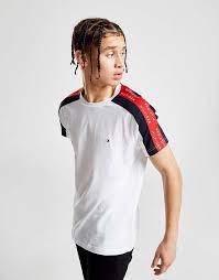 Tommy Hilfiger Contrast Tape Short Sleeve T Shirt Polo T Shirts Retail Fashion T Shirt