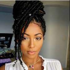 Wedding updo hairstyles for black women go well with natural textured curls and waves. 40 Updo Hairstyles For Black Women 2017 Herinterest Com