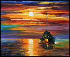 Hd to 4k quality, ready for. 50 Beautiful Sunrise Sunset And Moon Paintings For Your Inspiration