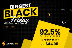 And vpn users don't have to miss out. Fastestvpn Black Friday And Cyber Monday Deal To Deliver The Biggest Sale Of The Year Pressrelease Com