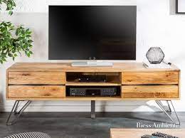 massives tv board living edge 160cm wildeiche geolt baumkanten lowboard riess ambiente de eiche mobel lowboard eichenmobel