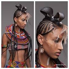 This steampunk hairstyle for girls is a really unique take on a classic punk staple: Black Girl Hairstyles That Look Unique Inspired Beauty