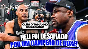 BICAMPEÃO MUNDIAL DE BOXE DESAFIOU O HELI!