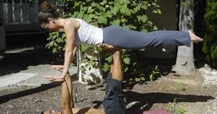 Get Physical Airplane Pose Partner Yoga Poses Couples Yoga Partner Yoga