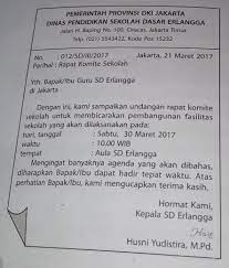 Adapun kop surat resmi biasa ditemukan pada. Buatlah 1 Undangan Resmi Contohnya Di Foto Atas Brainly Co Id