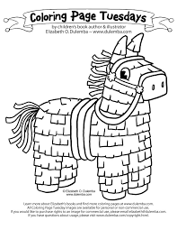 Coloring Page Tuesday Cinco De Mayo Pinata Kids Art Projects Coloring Pages Cartoon Coloring Pages