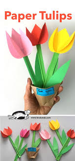 Children Activities More Than 2000 Coloring Pages Tulpen Basteln Fruhlingsblumen Basteln Und Muttertag Basteln